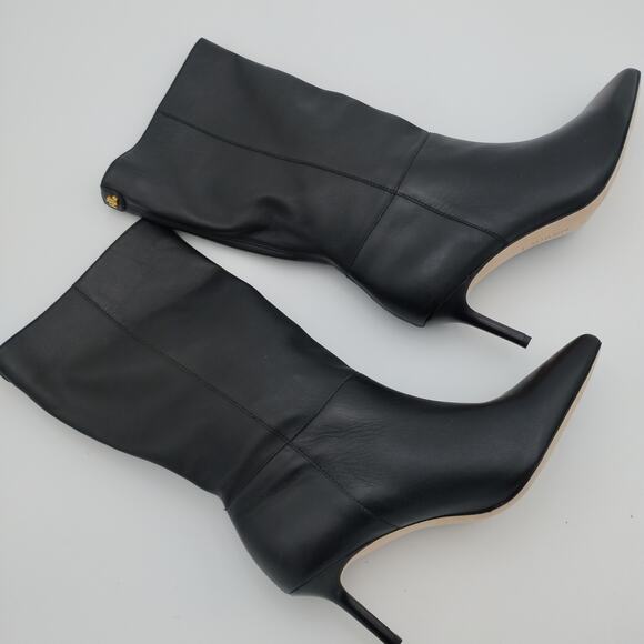 Lauren Ralph Lauren Mid Calf Nappa Leather Boot Size 8 NEW - Picture 7 of 9